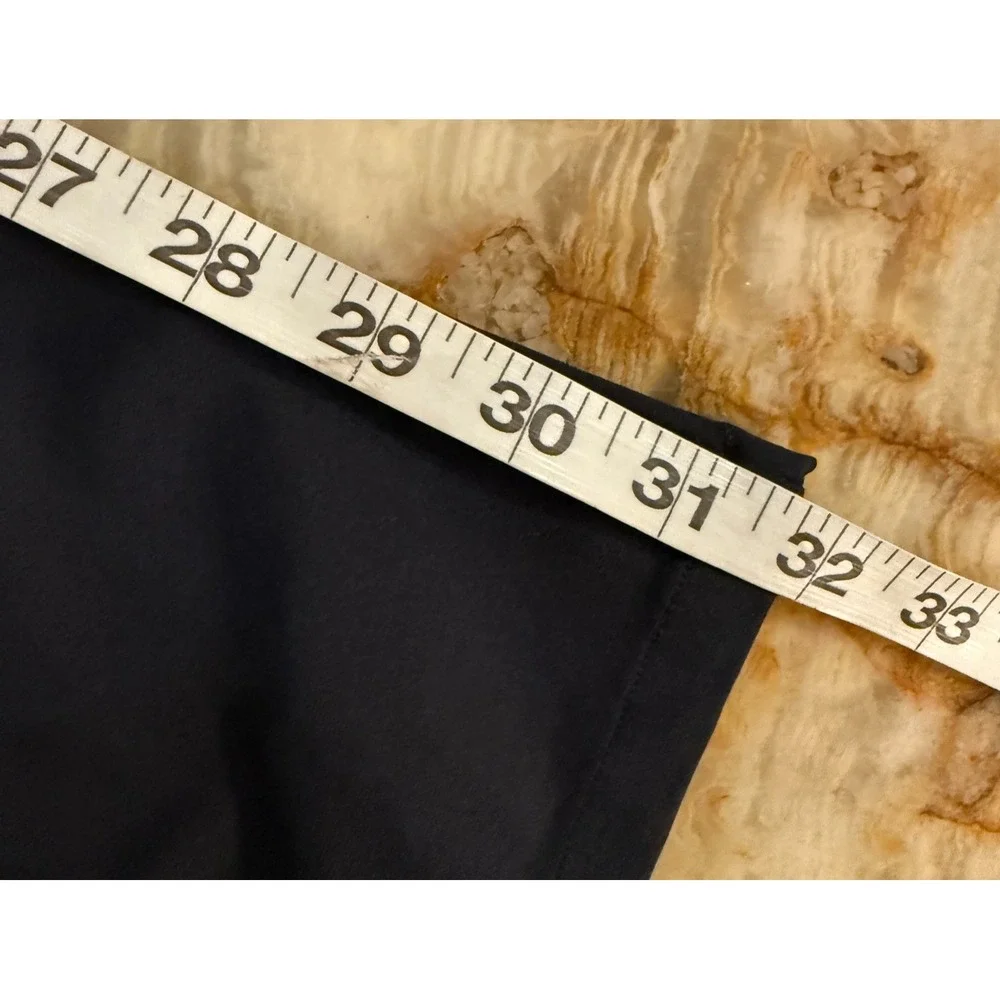 Lululemon Mens ABC Performance Pants Black 5-Pockets Straight Leg 33